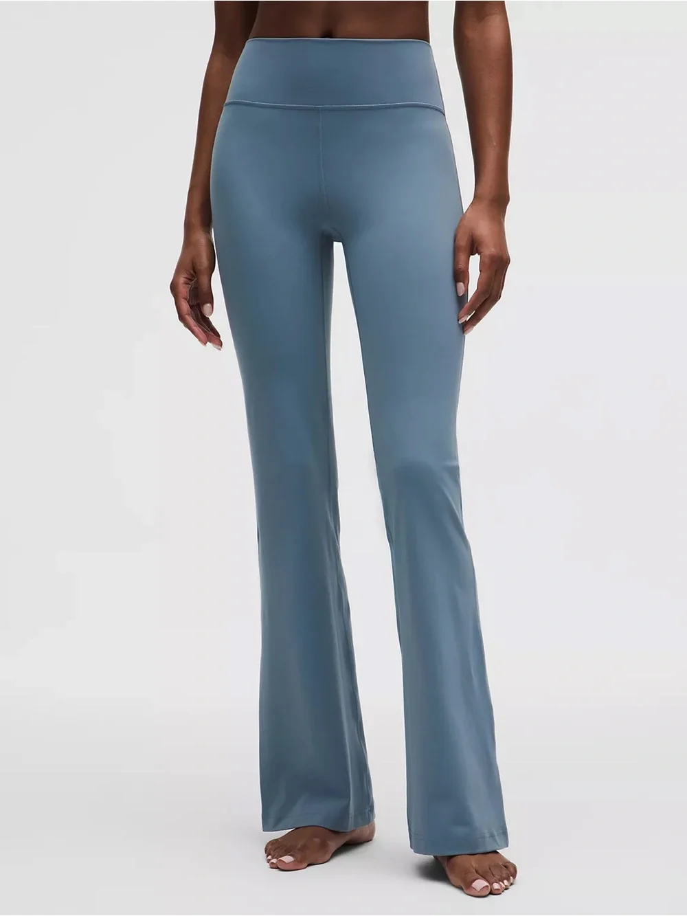 NWT Lululemon Groove Nulu High-Rise Flared Pant *Regular Steel Blue